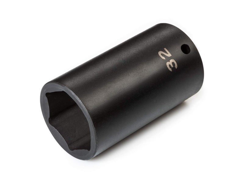 TEKTON 1/2 Inch Drive x 32 mm Deep 6-Point Impact Socket | SID23132 - Image 1